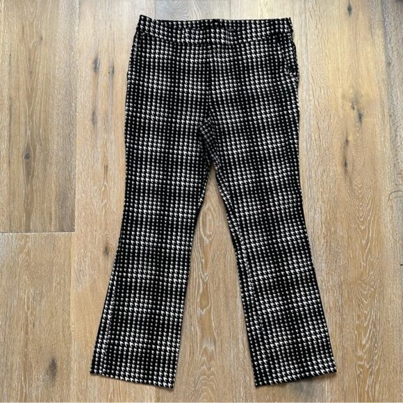 Jules & Leopold Houndstooth Print Mid Rise Trouser Pants - Medium - Picture 10 of 11